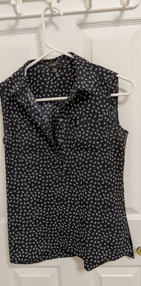 Ann Taylor Anchor blouse